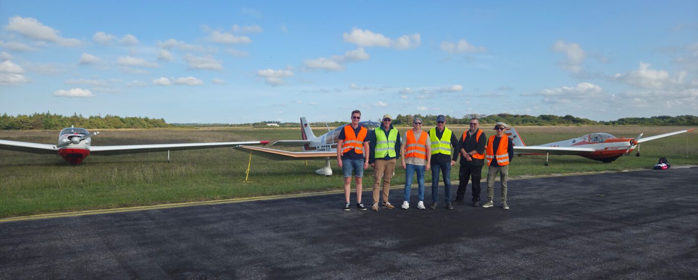Jörg Hohlfeld, Johannes Nähr, Jan Bornemann, Max Kischkel, Jörg Kischkel und Jörg Wesemann in Stauning in Dänemark