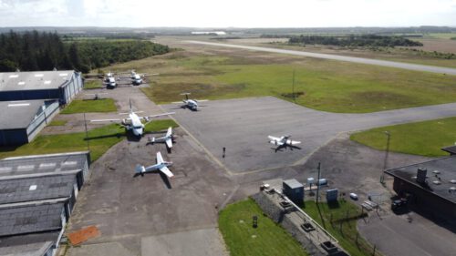 Flughafen Stauning von Oben