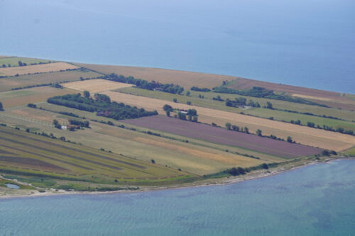 Anflug auf Endelave