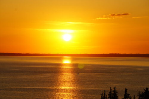 Sonnenuntergang in Samsø