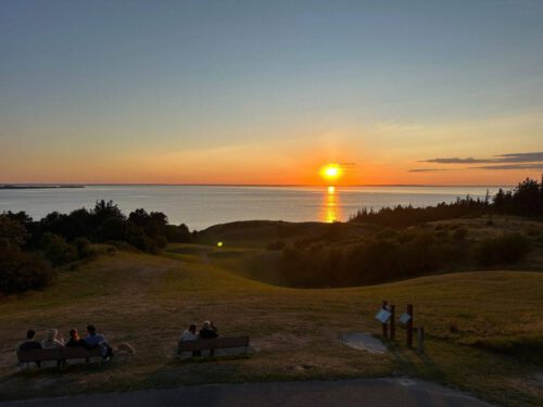 Sonnenuntergang in Samsø